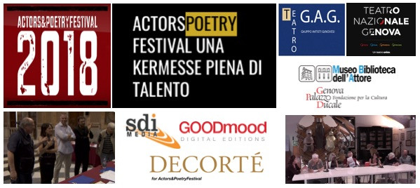 Actors&PoetryFestival 2018 locandina Actors&PoetryFestival 2018