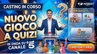 thumb Casting quiz Mediaset canale 5