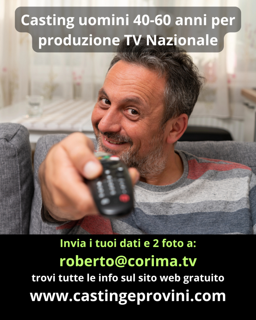 locandina casting tv