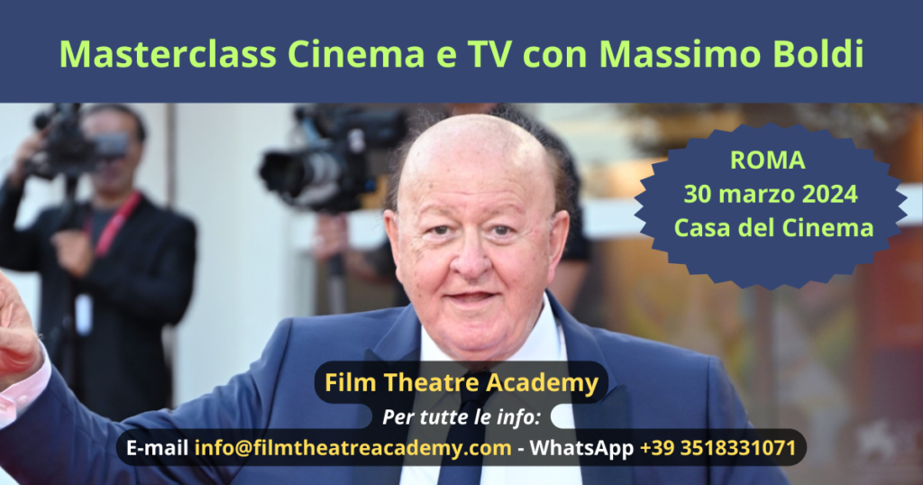 immagine Masterclass Cinema e TV Massimo Boldi