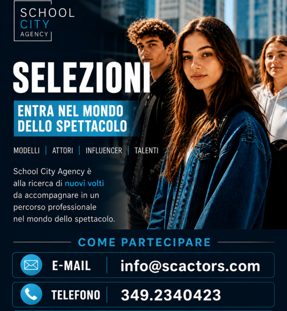 locandina School City Agency Giugno